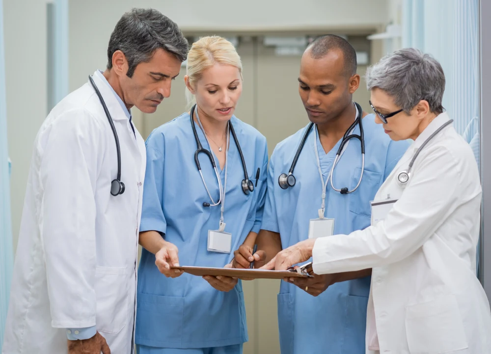 Hospital corridor discharge transition