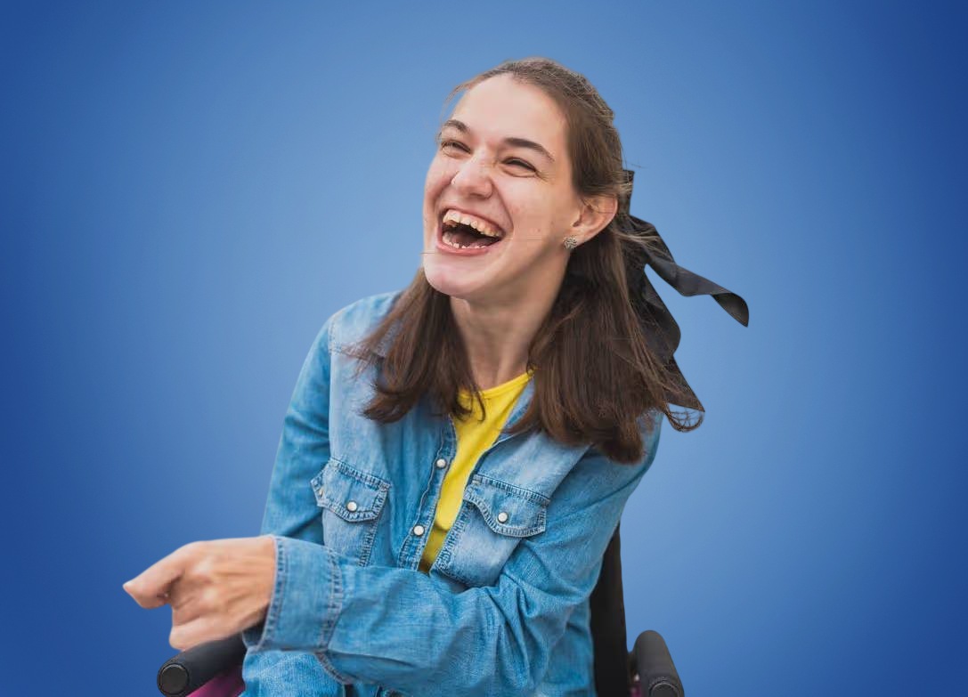 Samantha enjoying independent living at Cosy Home Care